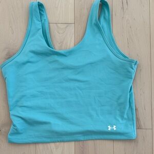 Under Armour Turquoise Performance Crop Tank